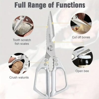 tijeras cocina acero inoxidable profesional